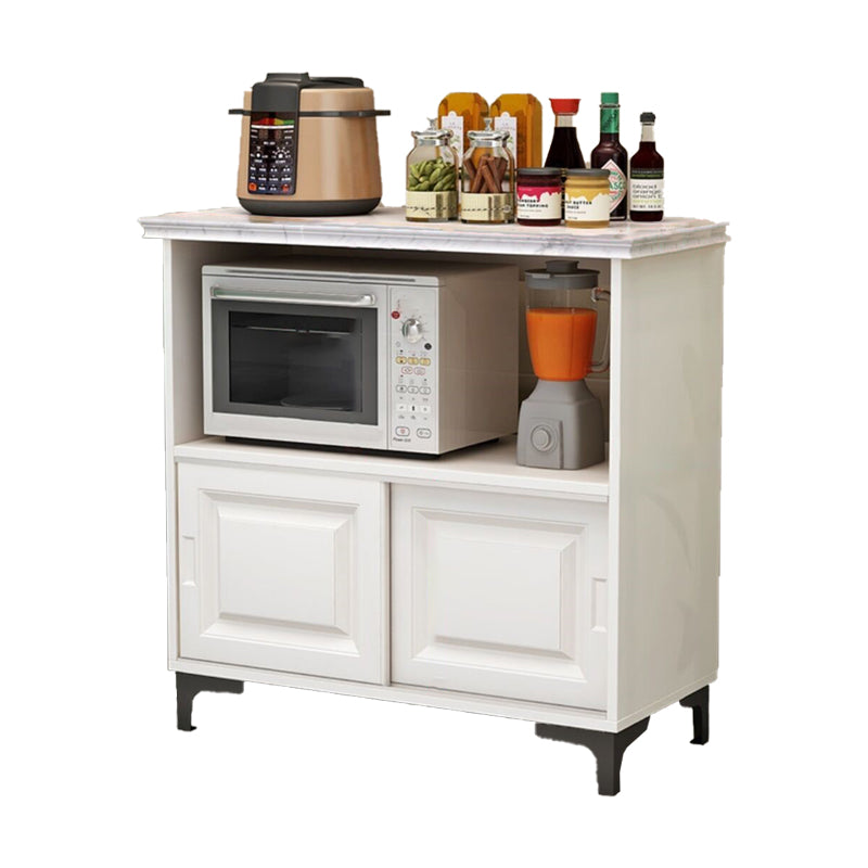 Door Stone Sideboard Modern Buffet Server Cabinet with Storage for Kitchen