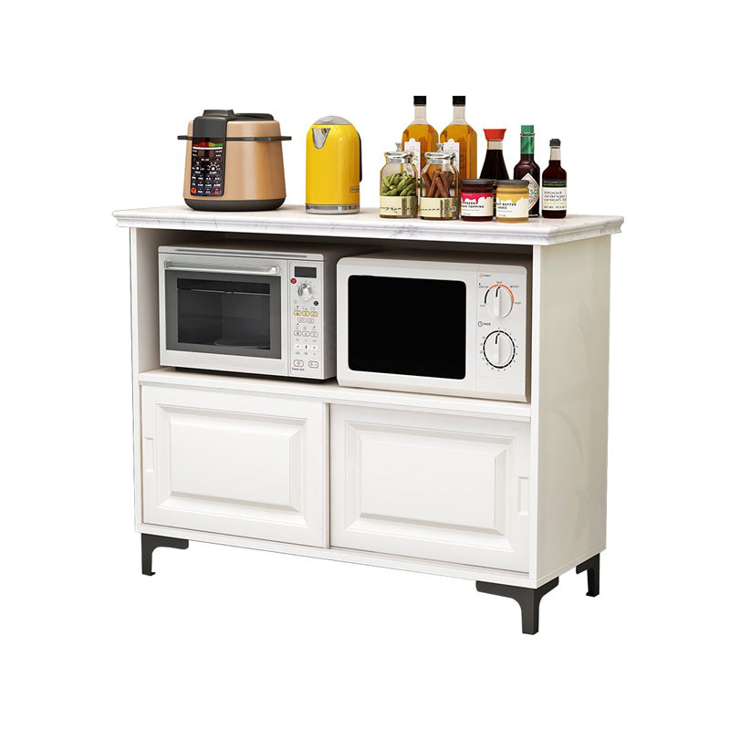 Door Stone Sideboard Modern Buffet Server Cabinet with Storage for Kitchen