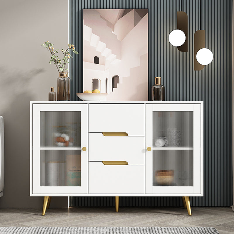 Modern Sideboard Engineered Wood Sideboard with Door and Drawer for Dining Room