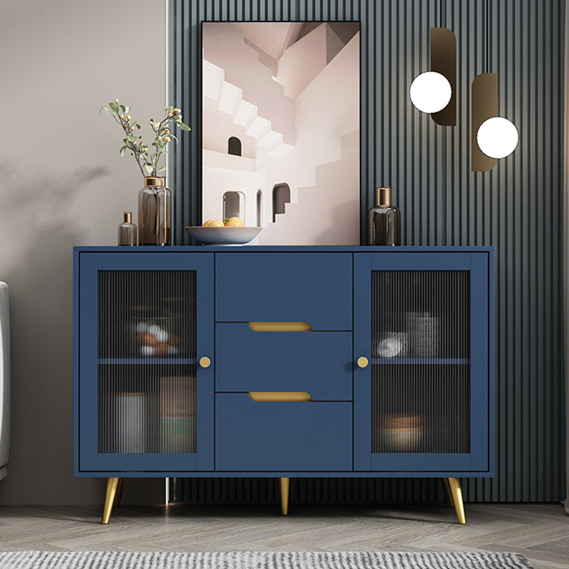 Modern Sideboard Engineered Wood Sideboard with Door and Drawer for Dining Room