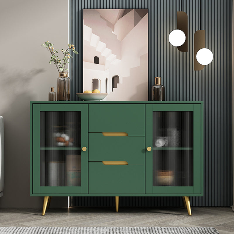 Modern Sideboard Engineered Wood Sideboard with Door and Drawer for Dining Room