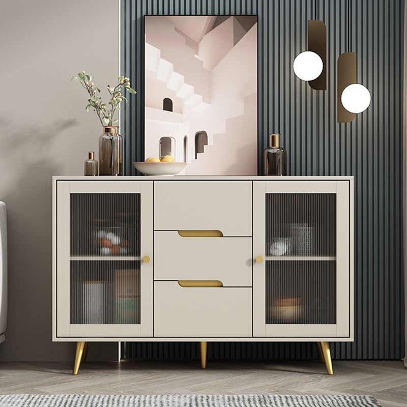 Modern Sideboard Engineered Wood Sideboard with Door and Drawer for Dining Room