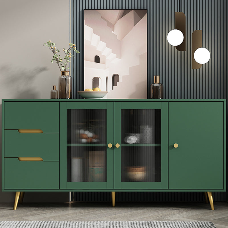 Modern Sideboard Engineered Wood Sideboard with Door and Drawer for Dining Room