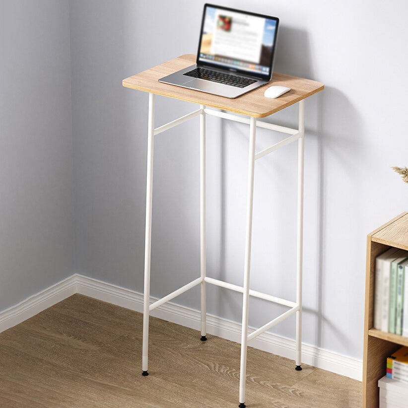 Modern Style Wooden Office Desk Rectangular Home Standing Desk