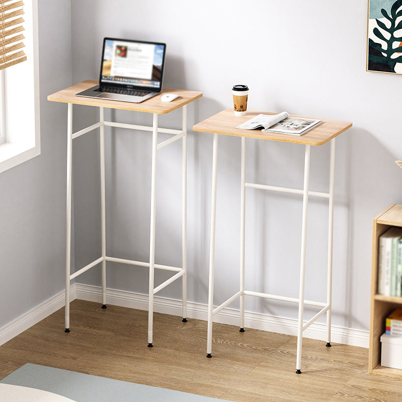 Modern Style Wooden Office Desk Rectangular Home Standing Desk