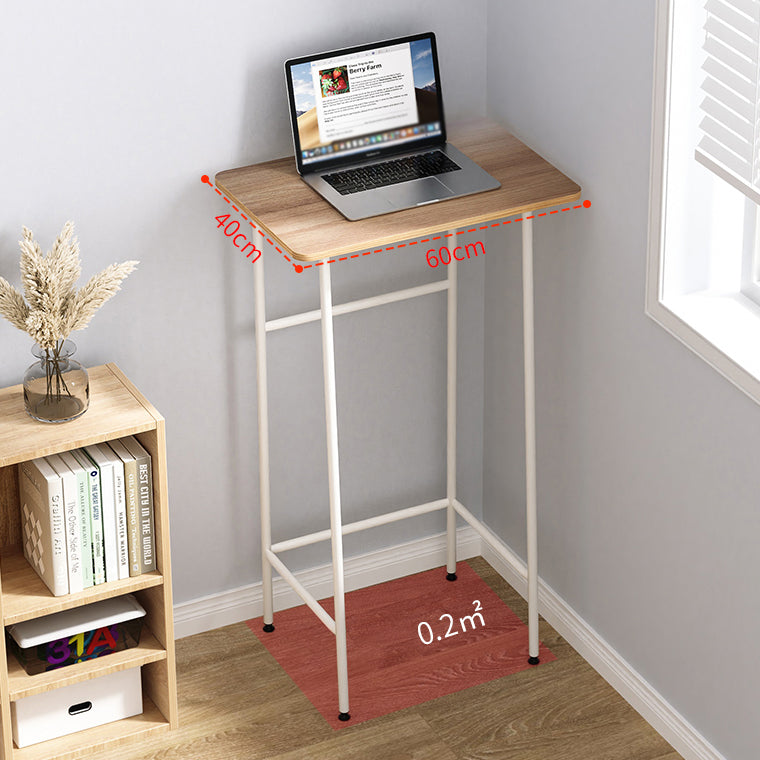 Modern Style Wooden Office Desk Rectangular Home Standing Desk