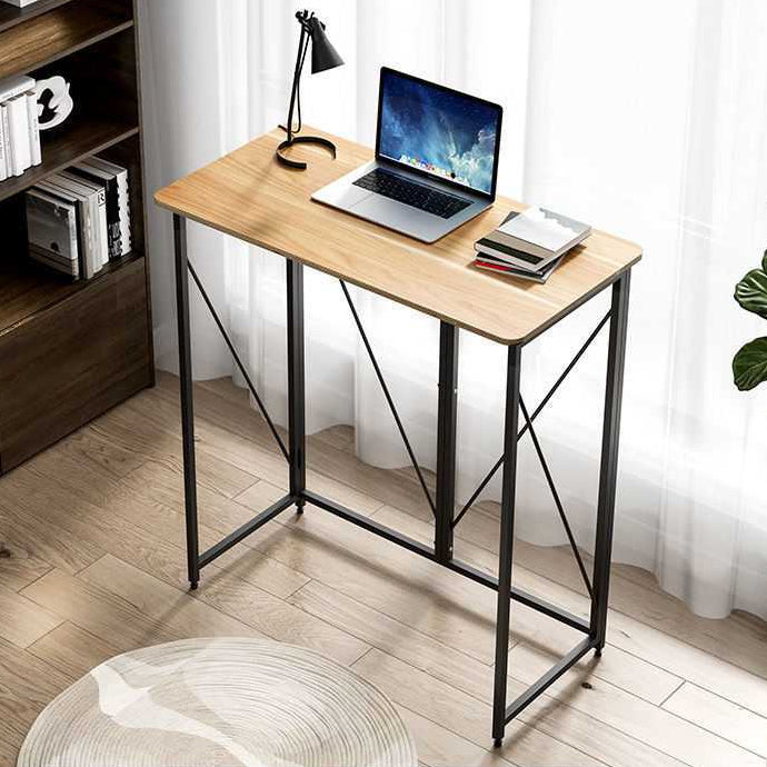 Modern Style Wooden Office Desk Rectangular Home Standing Desk