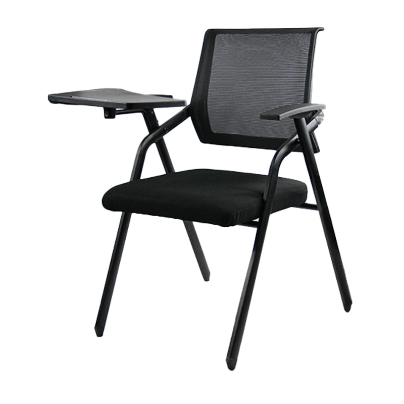 Mid Back Mesh Conference Chair Ergonomic Fixed Arms Chair for Office