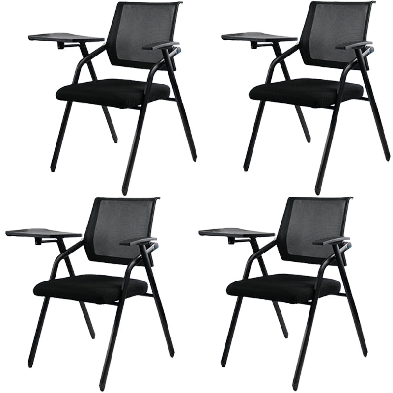 Mid Back Mesh Conference Chair Ergonomic Fixed Arms Chair for Office