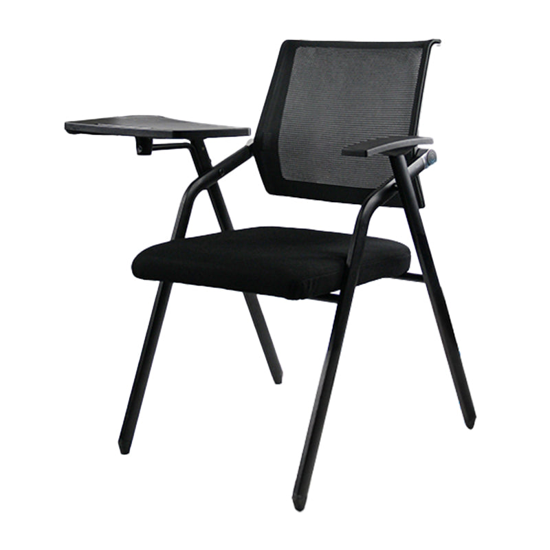 Mid Back Mesh Conference Chair Ergonomic Fixed Arms Chair for Office