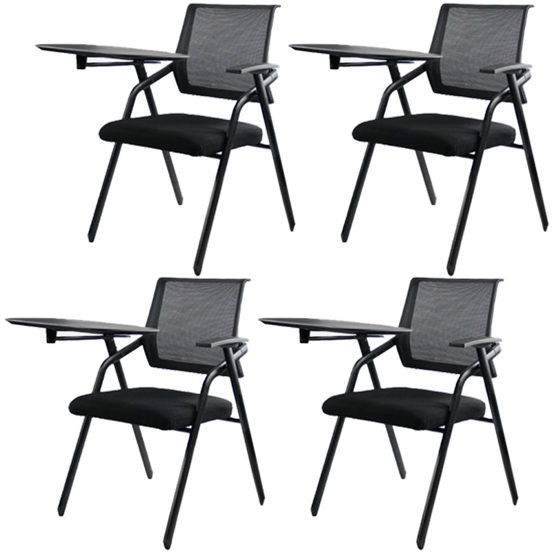 Mid Back Mesh Conference Chair Ergonomic Fixed Arms Chair for Office