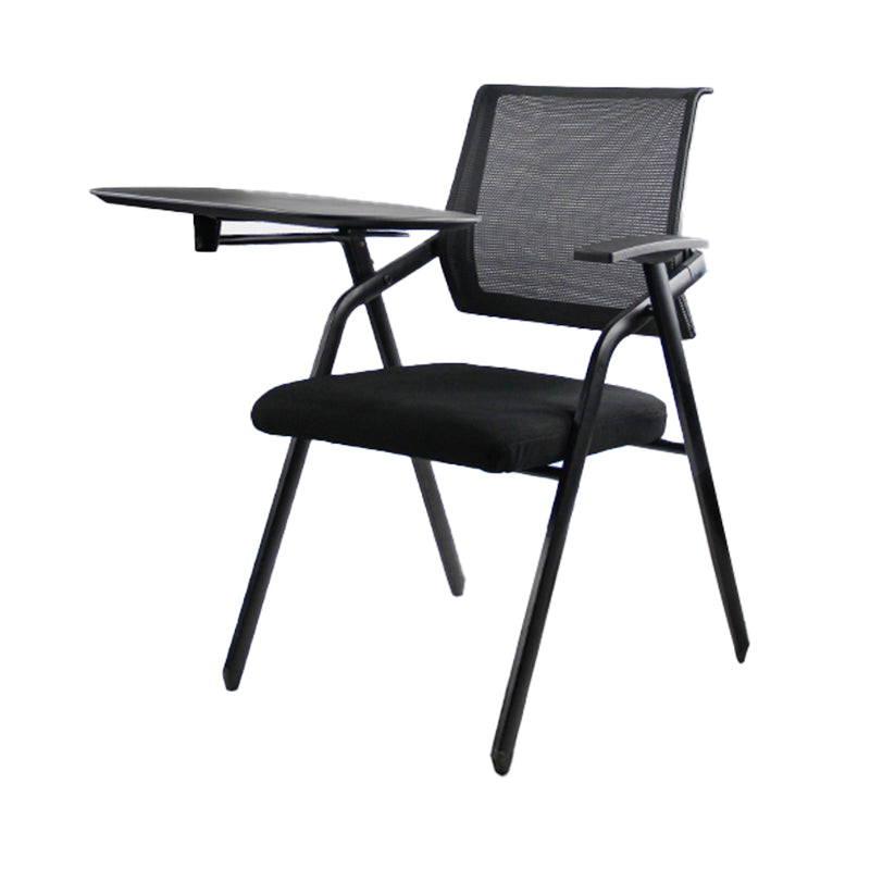 Mid Back Mesh Conference Chair Ergonomic Fixed Arms Chair for Office