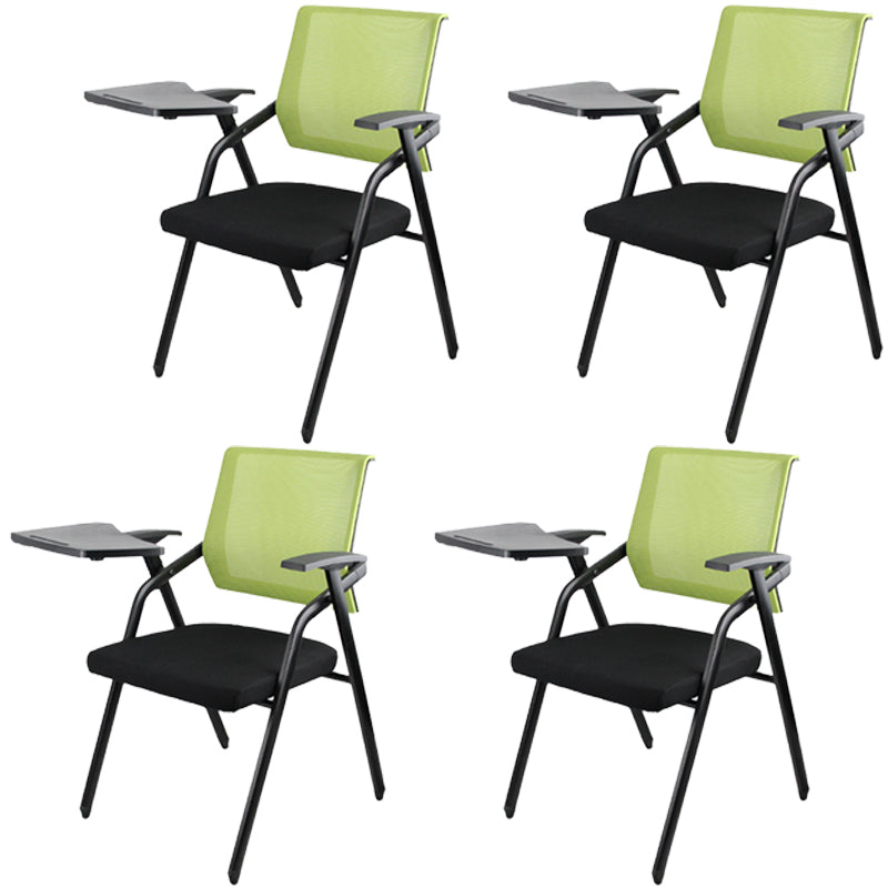 Mid Back Mesh Conference Chair Ergonomic Fixed Arms Chair for Office