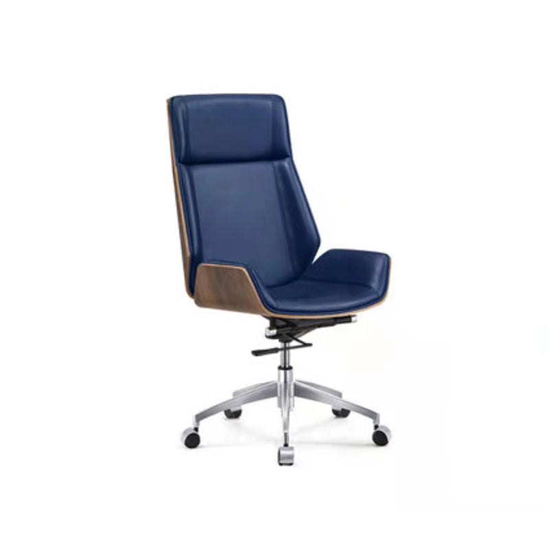 Contemporary Office Chair with Silver Metal Frame Ergonomic Computer Chair