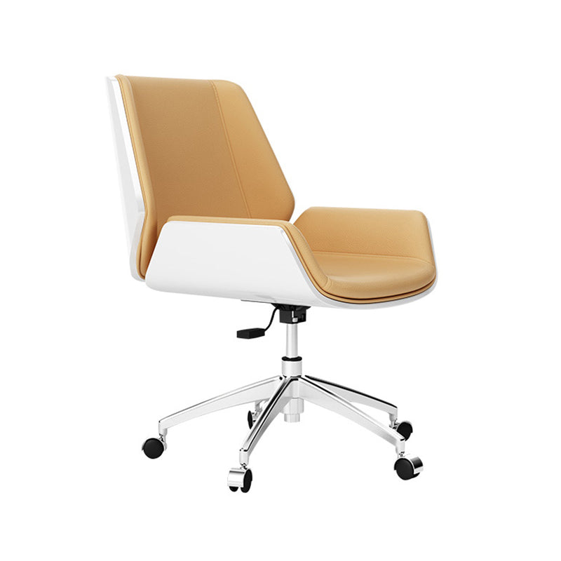 Contemporary Office Chair with Silver Metal Frame Ergonomic Computer Chair