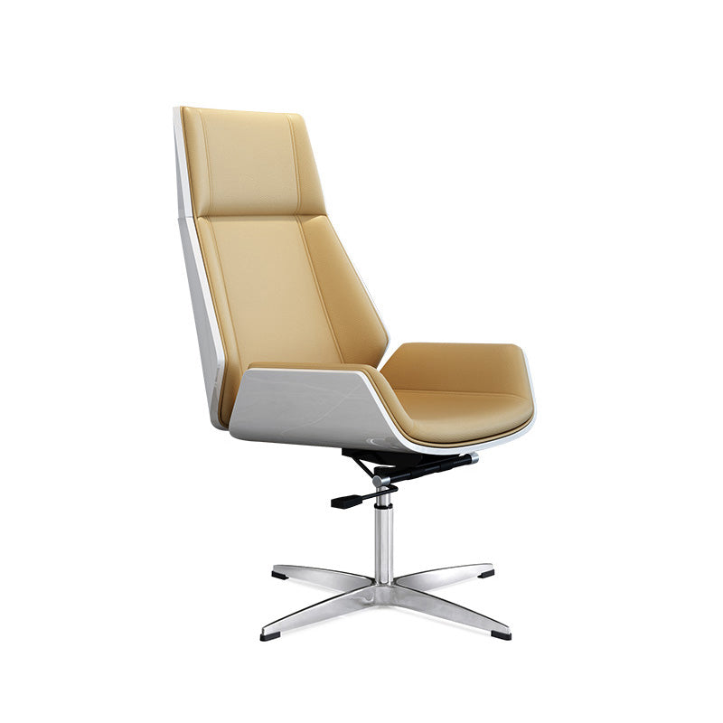 Contemporary Office Chair with Silver Metal Frame Ergonomic Computer Chair