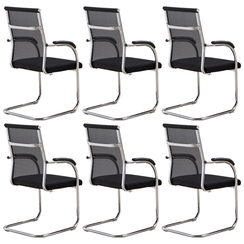 Ergonomic Computer Chair with Metal Frame Microfiber Contemporary Office Chair