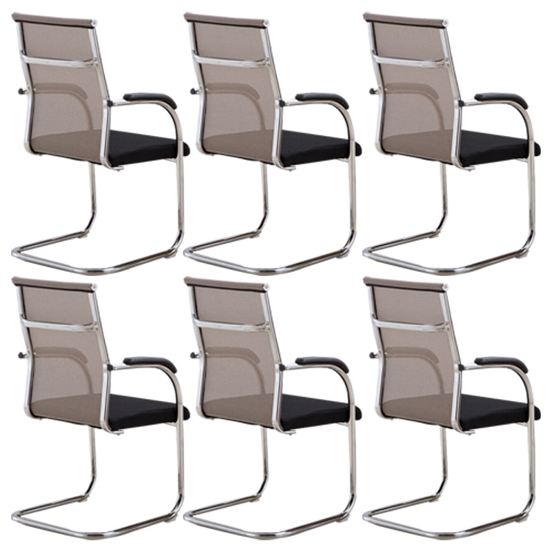 Ergonomic Computer Chair with Metal Frame Microfiber Contemporary Office Chair