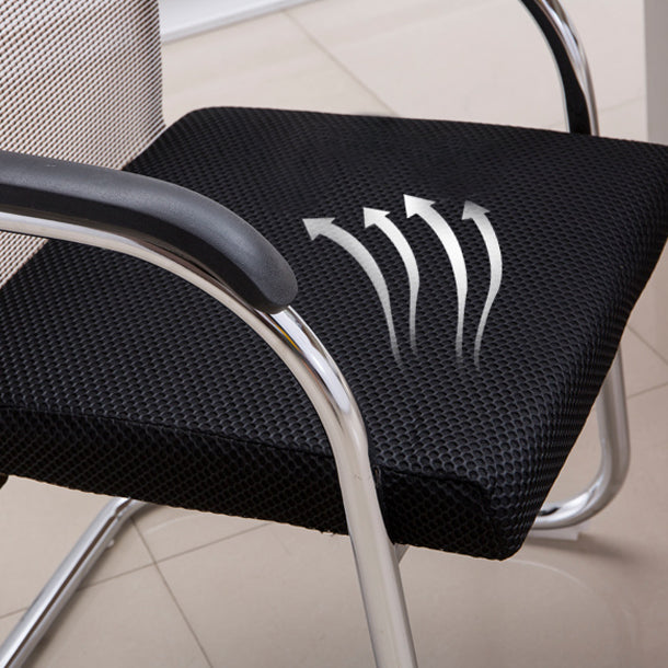 Ergonomic Computer Chair with Metal Frame Microfiber Contemporary Office Chair