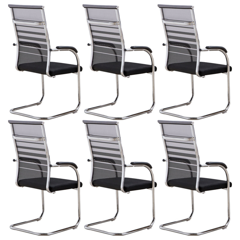 Ergonomic Computer Chair with Metal Frame Microfiber Contemporary Office Chair