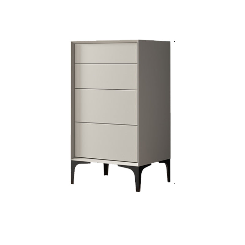 Grey Lingerie Chest Modern Vertical Storage Chest with 2 / 3 / 4 / 5 Drawers for Bedroom