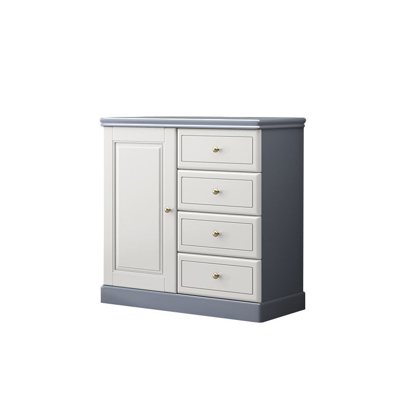 Traditional Vertical Combo Dresser Wooden Storage Chest with 4 / 5 Drawers for Bedroom