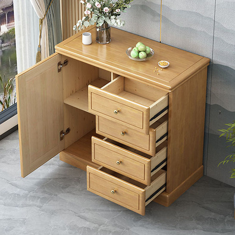 Traditional Vertical Combo Dresser Wooden Storage Chest with 4 / 5 Drawers for Bedroom