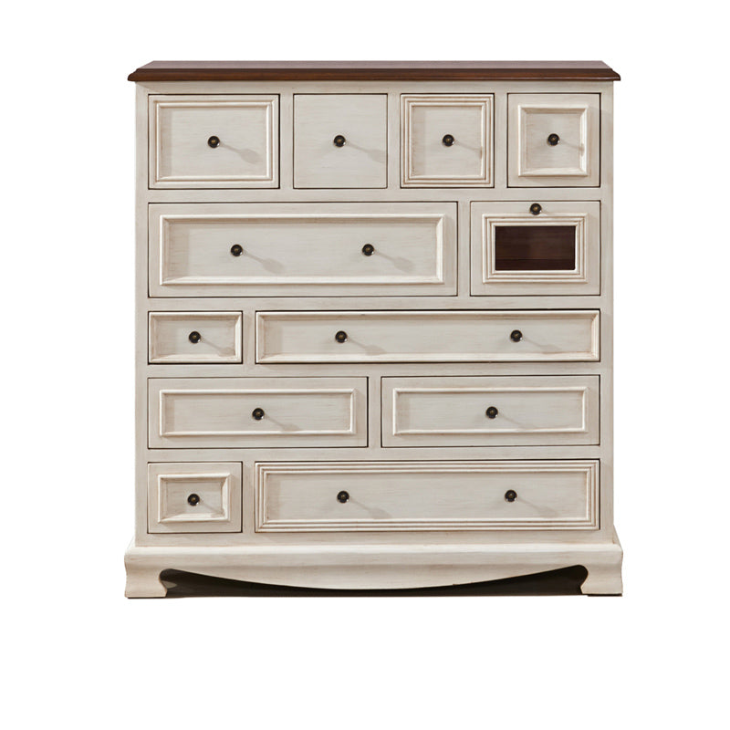 Traditional Style Dresser Bedroom Multi Drawers Solid Wood Storage Chest