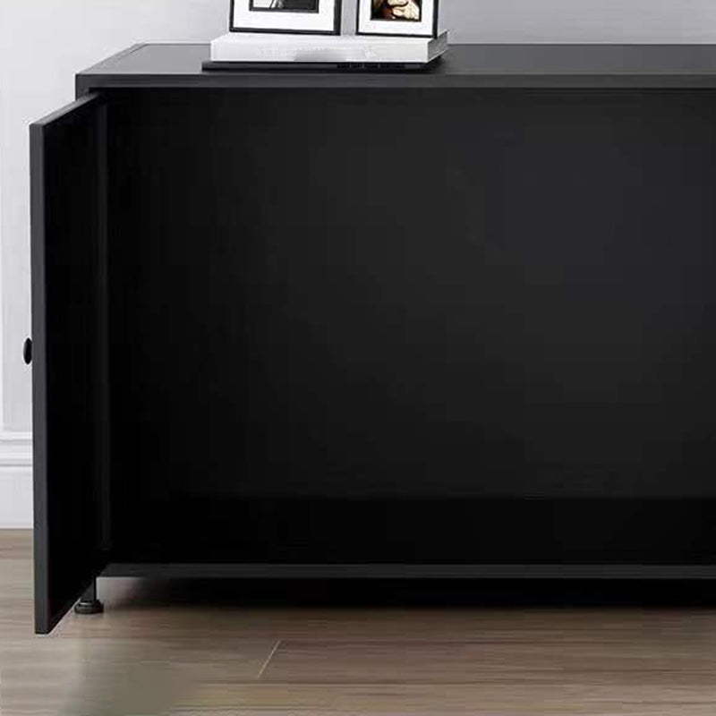 Industrial Metal TV Media Stand Open Shelving TV Stand Console