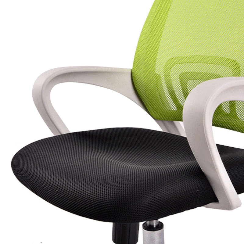 Modern Plastic and Mesh Desk Chair Mid Back Home Office Chair