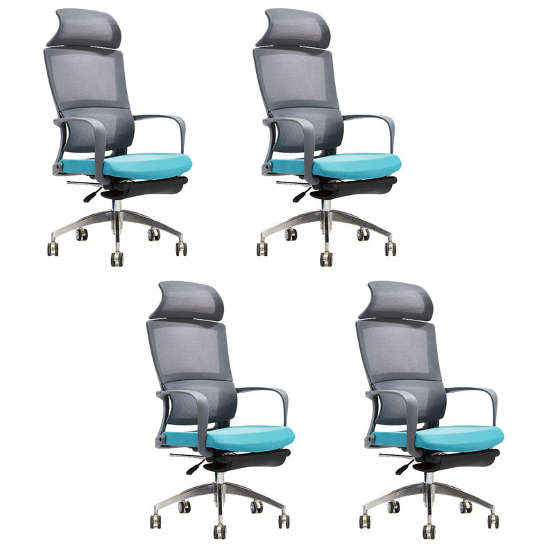 Modern Plastic and Mesh Desk Chair with Hight Back Home Office Chair