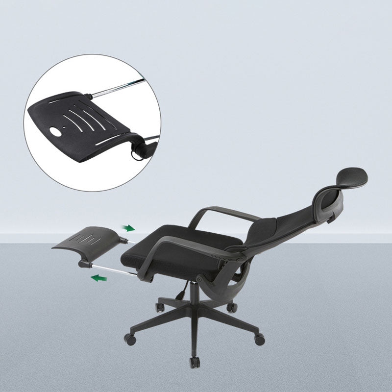 Modern Plastic and Mesh Desk Chair with Hight Back Home Office Chair