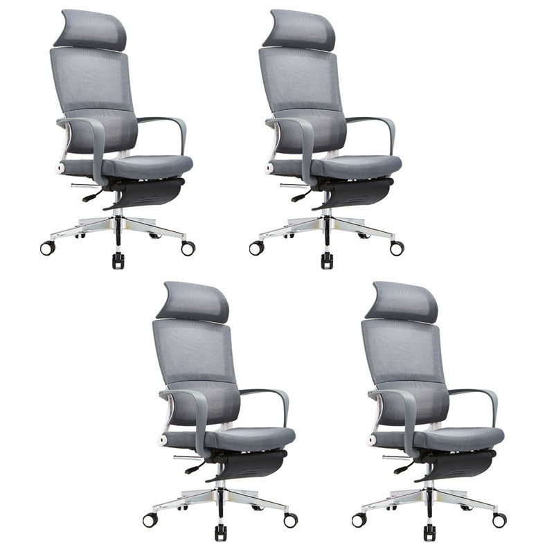 Modern Plastic and Mesh Desk Chair with Hight Back Home Office Chair