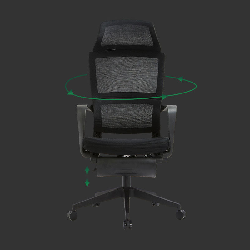 Modern Plastic and Mesh Desk Chair with Hight Back Home Office Chair