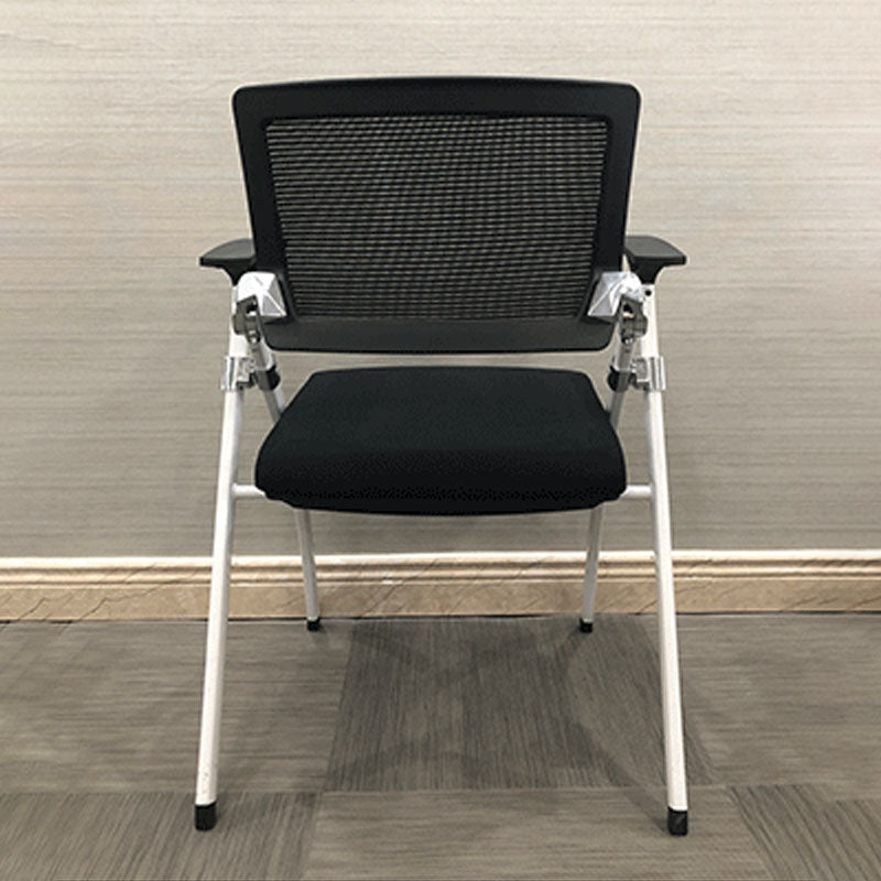 Modern Mesh and Plastic Desk Chair with Low Back Home Office Chair