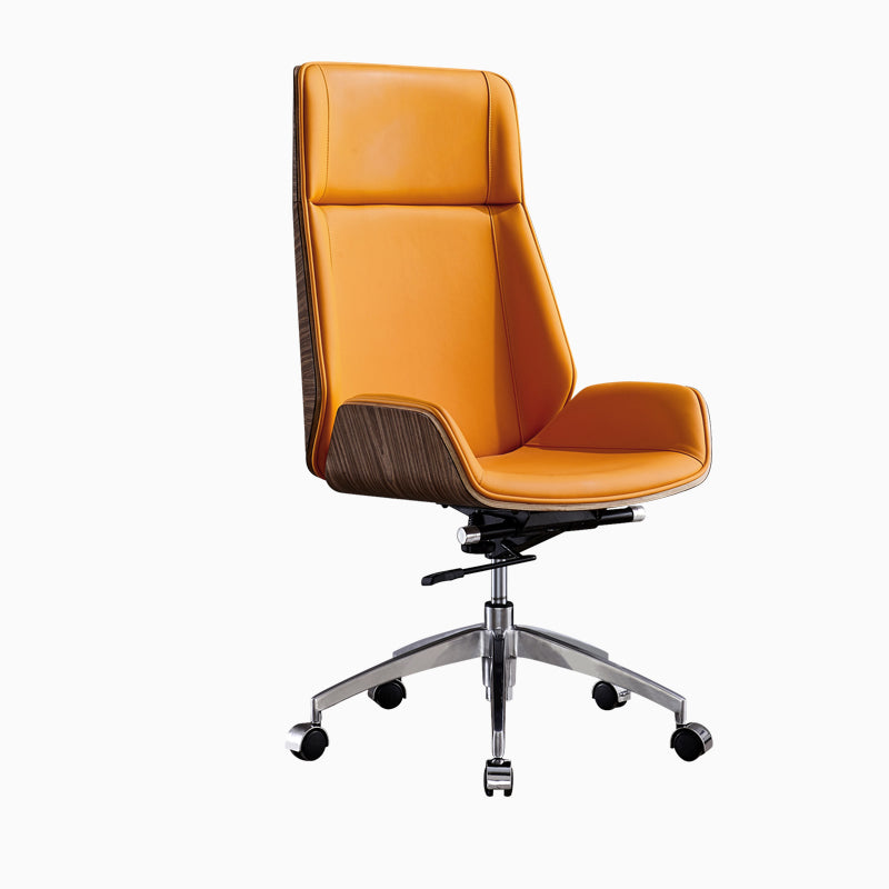 Contemporary Executive Ergonomic Chair Wheels High Back Management Chair