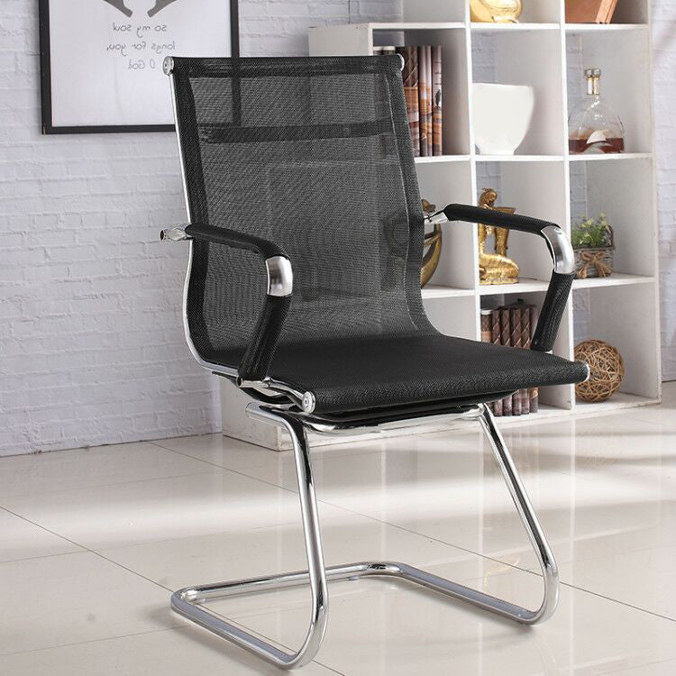 Ergonomic Mesh Desk Chair Fixed Arm Office Chair for Home Office