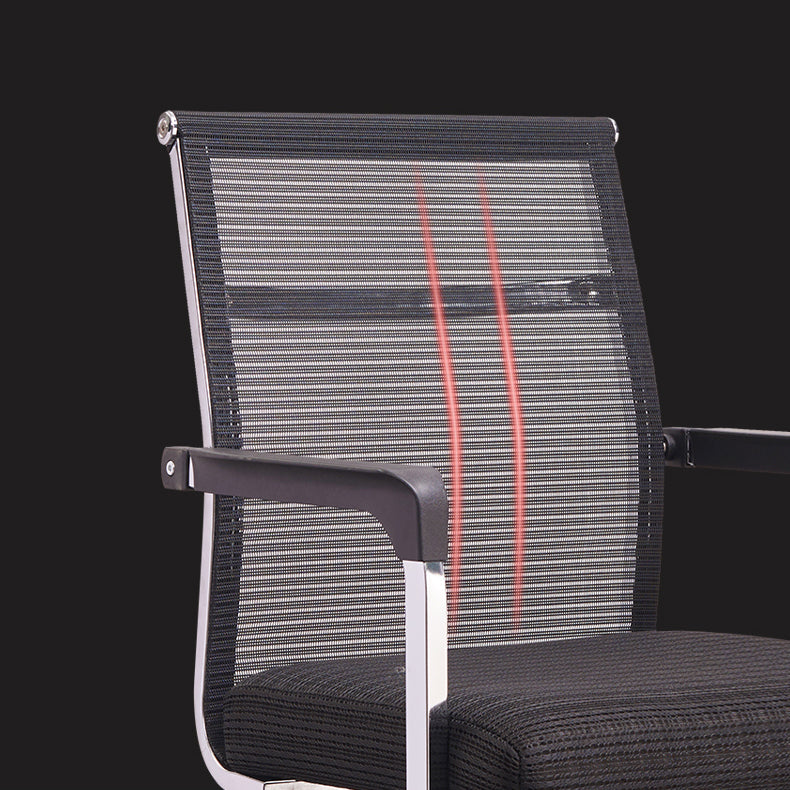 Ergonomic Mesh Desk Chair Fixed Arm Office Chair for Home Office