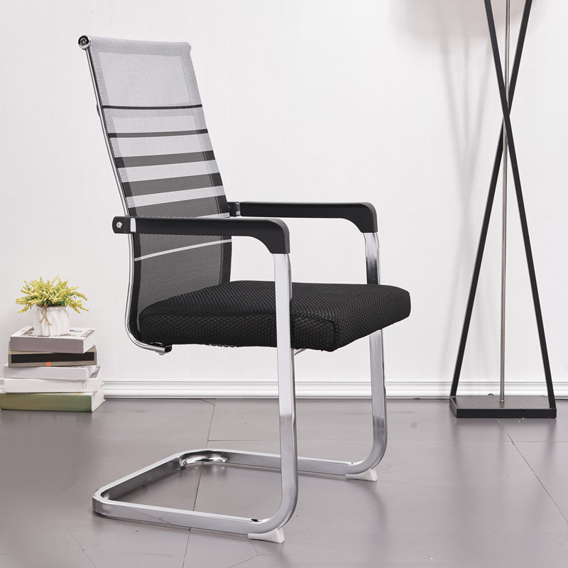 Ergonomic Mesh Desk Chair Fixed Arm Office Chair for Home Office