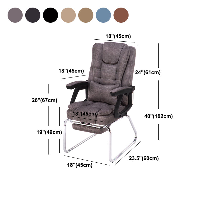 Modern Style Task Chair Ergonomic High Back Upholstered Office Chair