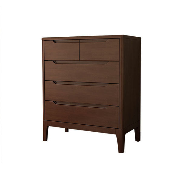 16" D Storage Chest Bedroom Solid Wood Storage Chest Dresser with Drawers