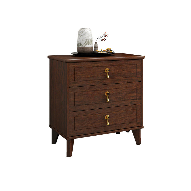 16 " D Modern Brown Storage Chest Storage Chest Dresser with Drawers