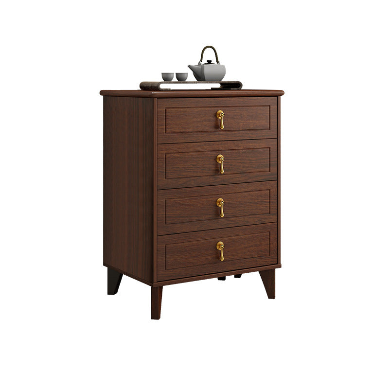 16 " D Modern Brown Storage Chest Storage Chest Dresser with Drawers