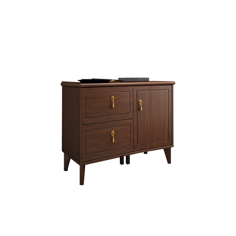 16 " D Modern Brown Storage Chest Storage Chest Dresser with Drawers