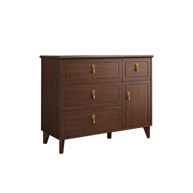 16 " D Modern Brown Storage Chest Storage Chest Dresser with Drawers