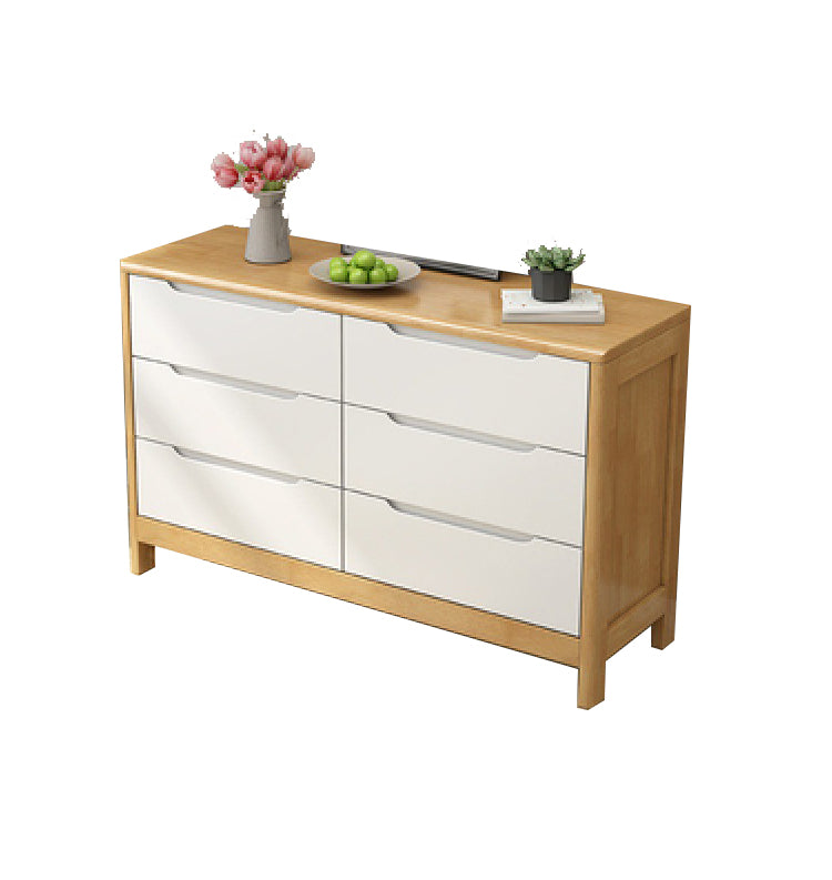 16" D Storage Chest Modern Wooden Storage Chest Dresser with 5 / 6 Drawers