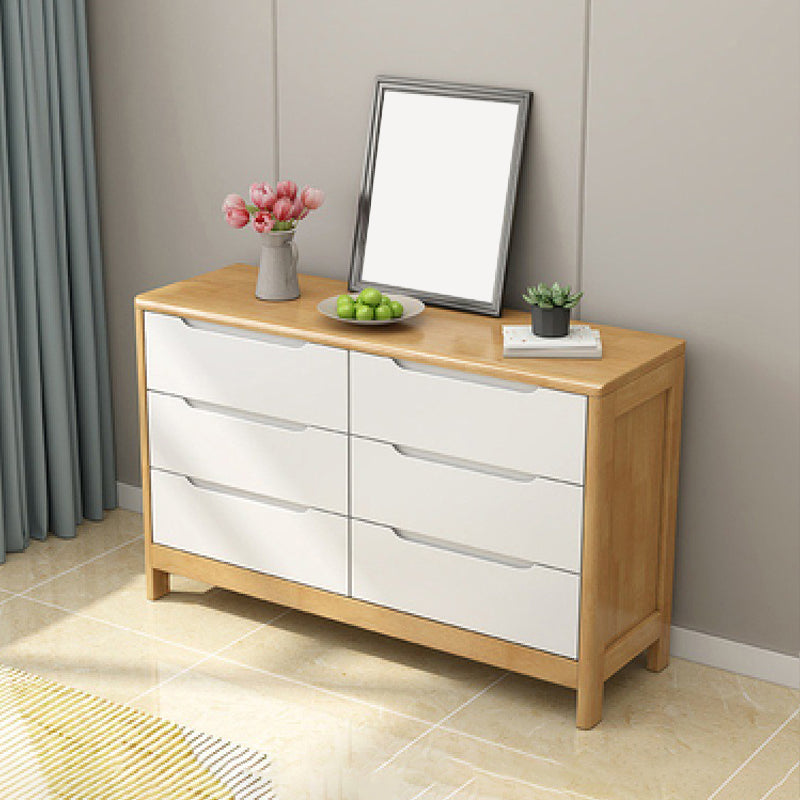 16" D Storage Chest Modern Wooden Storage Chest Dresser with 5 / 6 Drawers