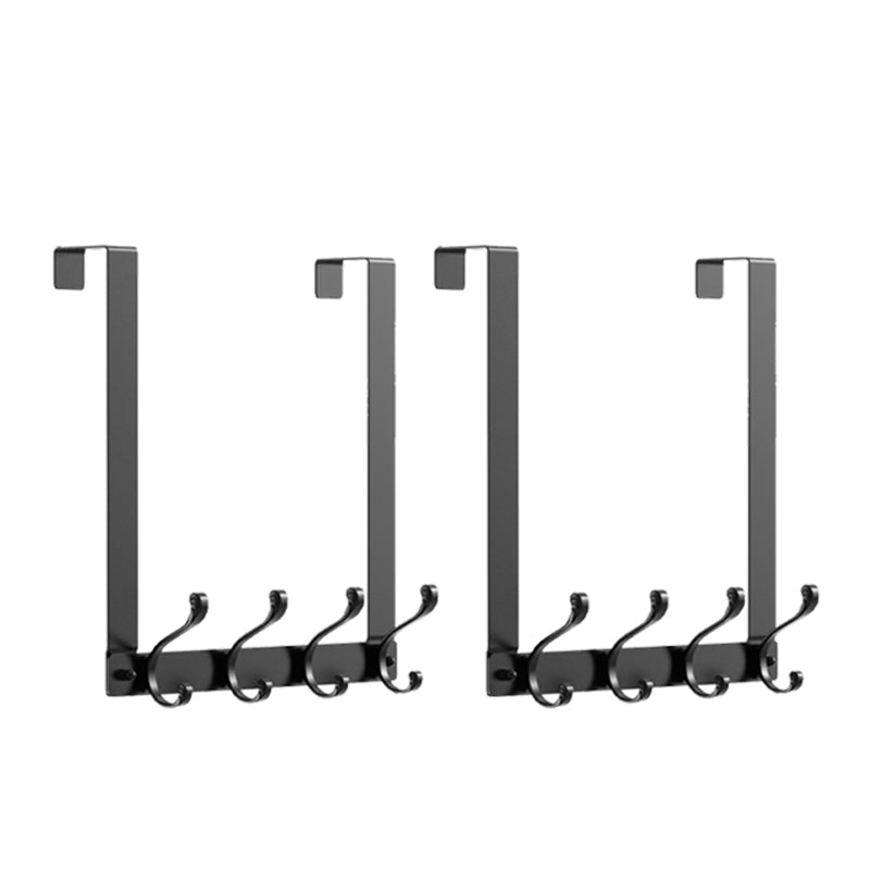 Entryway Kit Coat Hanger Metal Wall Mounted Solid Color Coat Rack