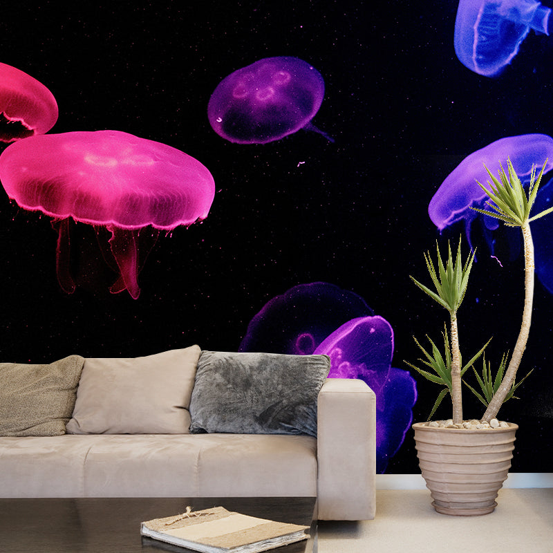 Photography Wall Mural Jellyfish Print Drawing Room Wall Mural