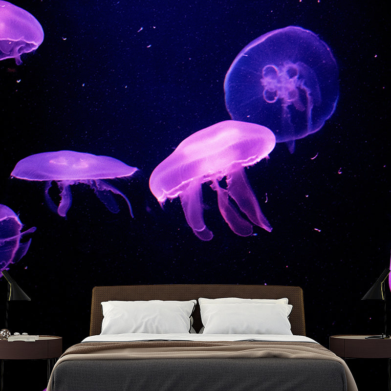 Photography Wall Mural Jellyfish Print Drawing Room Wall Mural